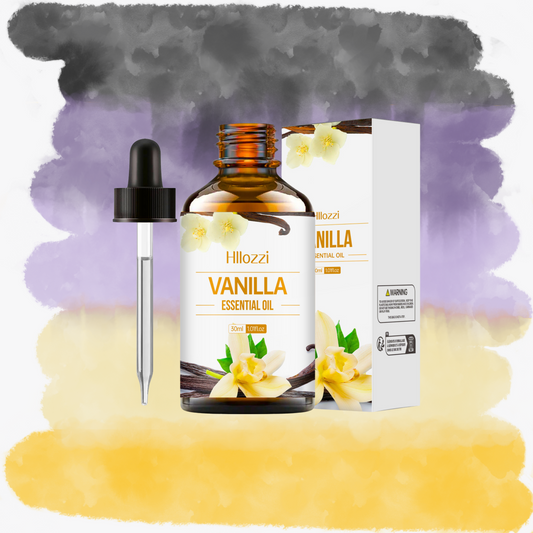 flacon d'huile parfumée arôme vanille