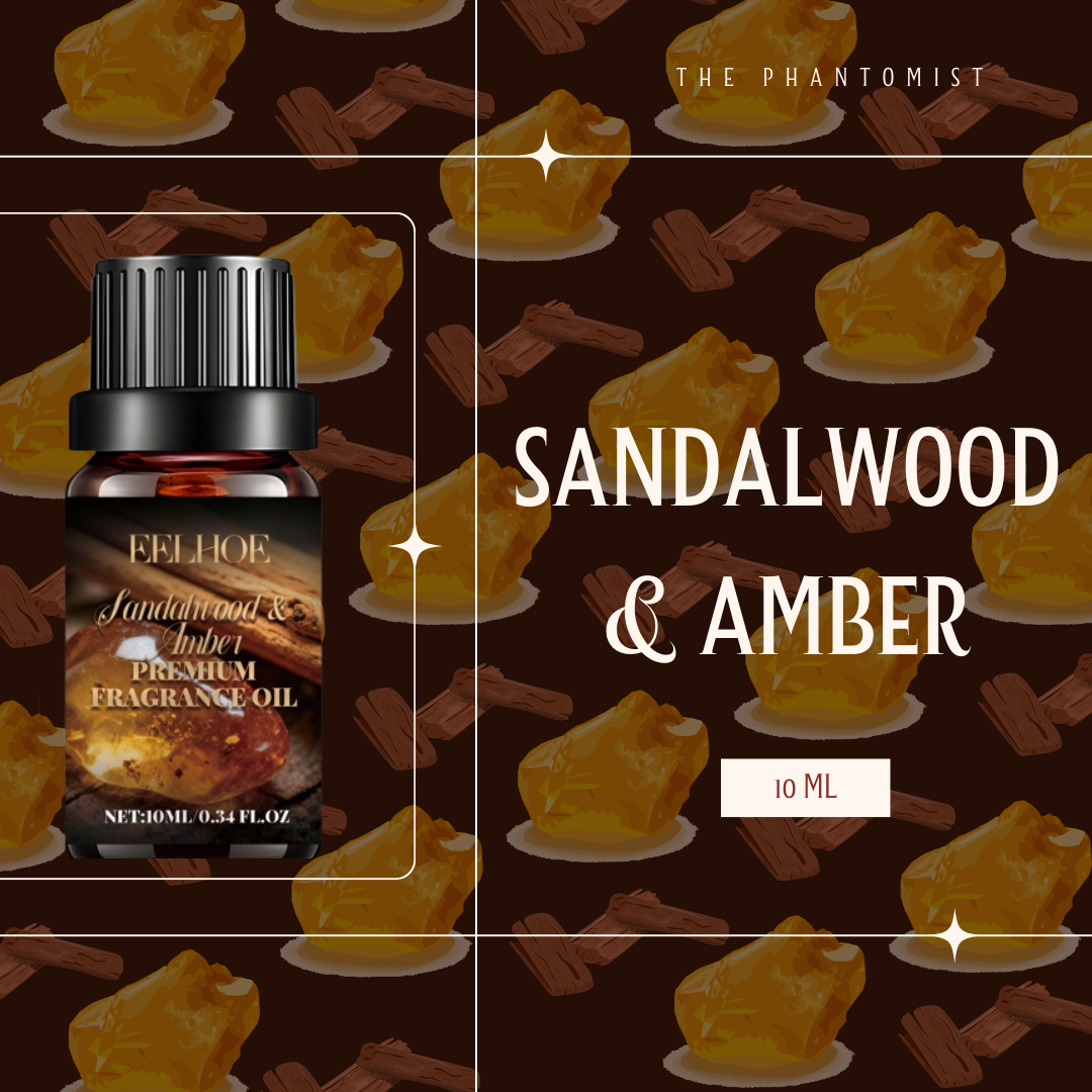 For the Gentleghosts - 6 Aromatherapy fragrance oils set