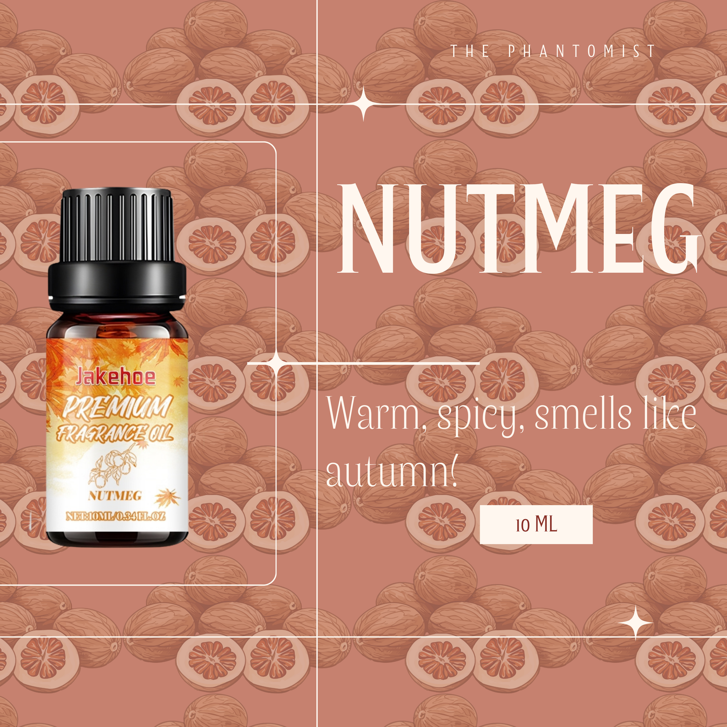 Cozy Autumn Gourmand - 6 Aromatherapy fragrance oils set