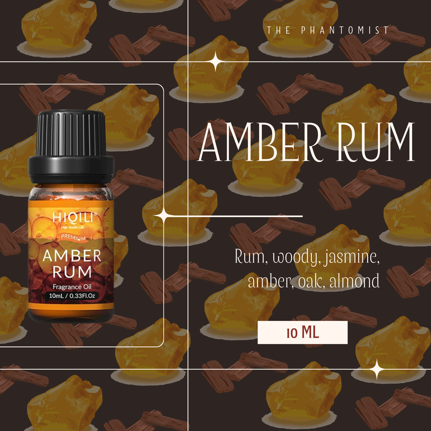 For the bad ghosts - 6 Aromatherapy fragrance oils set