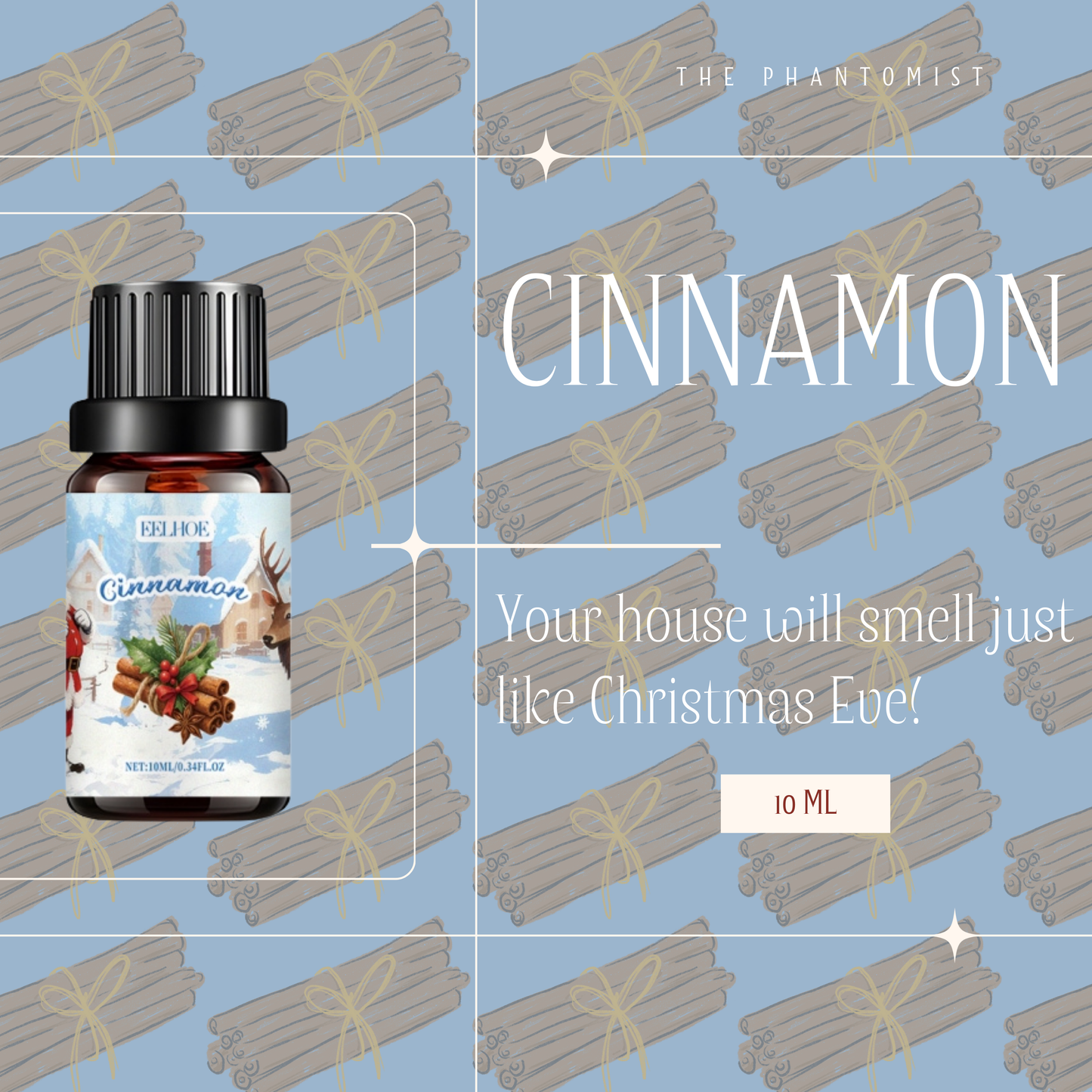 Christmas Spices - 6 Aromatherapy fragrance oils set