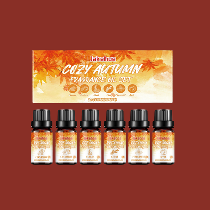 Cozy Autumn Spice - 6 Aromatherapy fragrance oils set