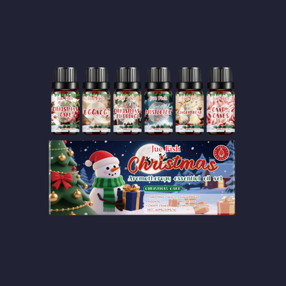 Christmas Treats - 6 Aromatherapy fragrance oils set