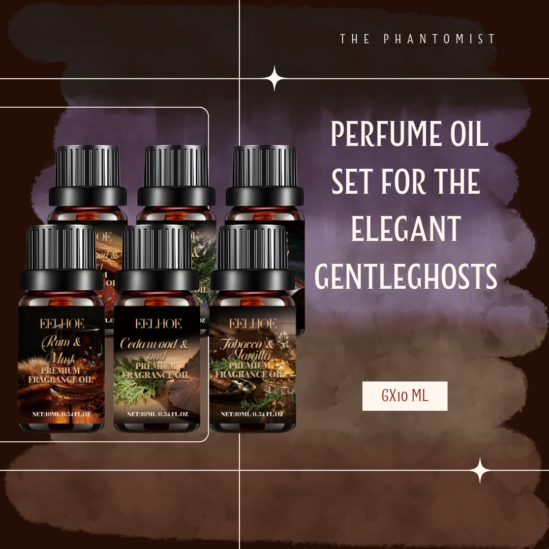 For the Gentleghosts - 6 Aromatherapy fragrance oils set
