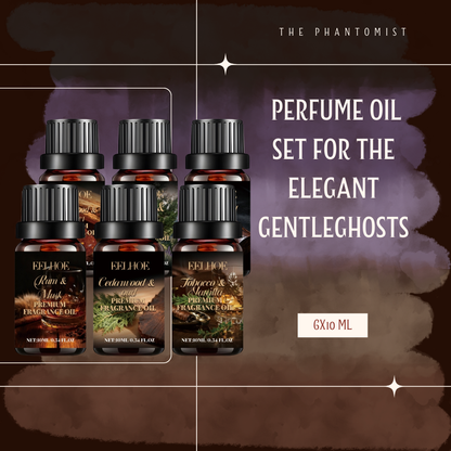 For the Gentleghosts - 6 Aromatherapy fragrance oils set