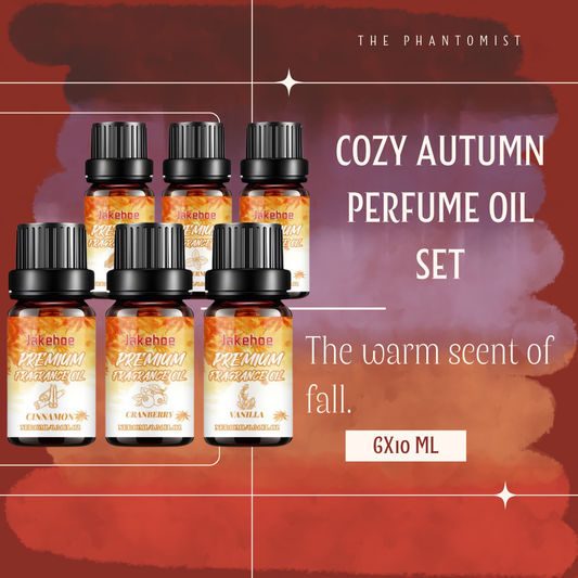 Cozy Autumn Spice - 6 Aromatherapy fragrance oils set