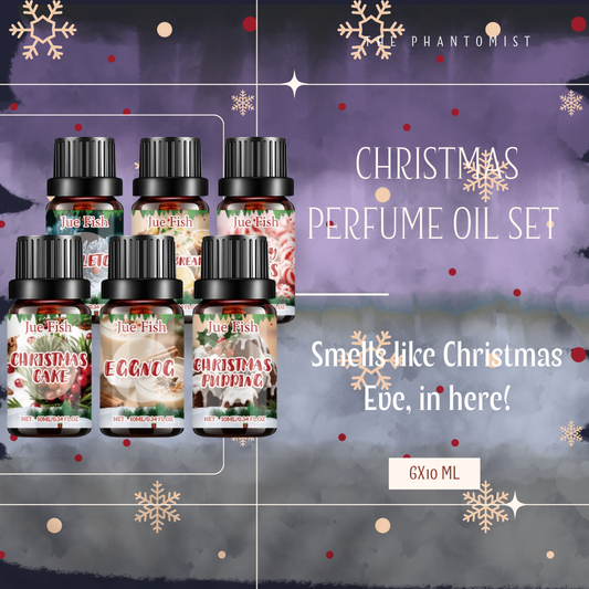 Christmas Treats - 6 Aromatherapy fragrance oils set