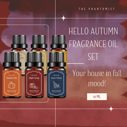 Hello Autumn - 6 Aromatherapy fragrance oils set