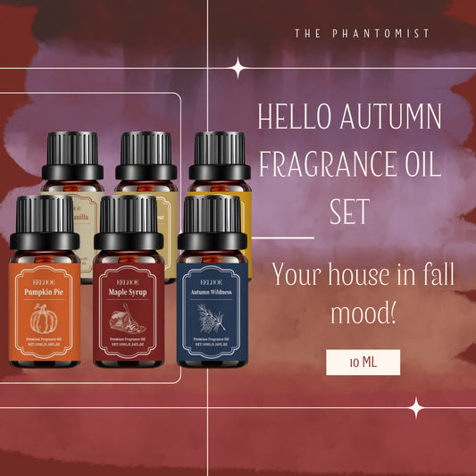 Hello Autumn - 6 Aromatherapy fragrance oils set
