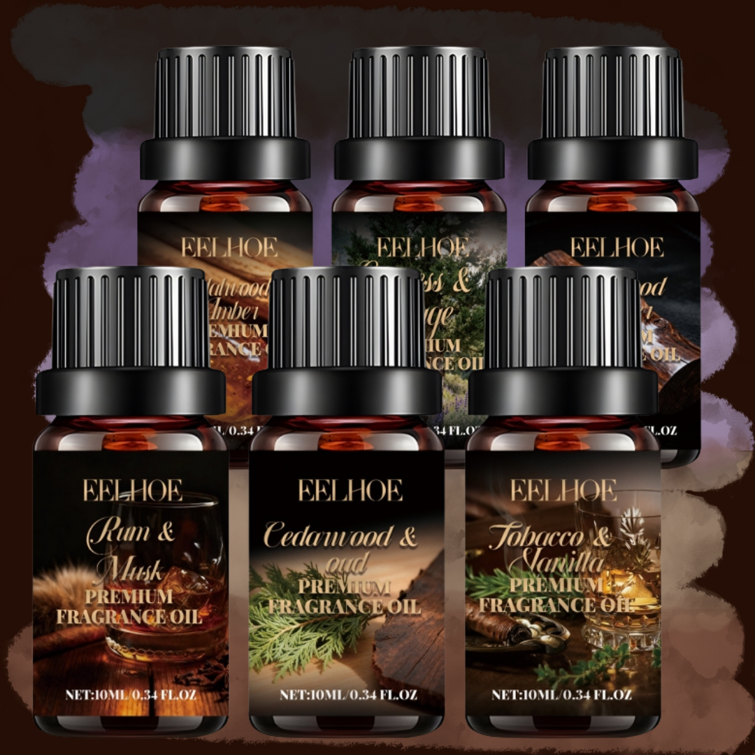 For the Gentleghosts - 6 Aromatherapy fragrance oils set