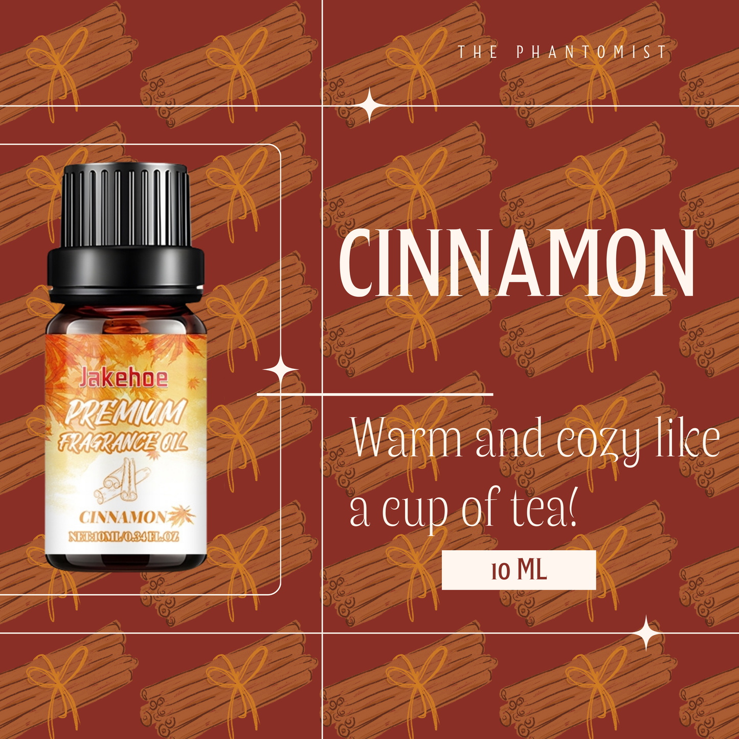 Cozy Autumn Spice - 6 Aromatherapy fragrance oils set
