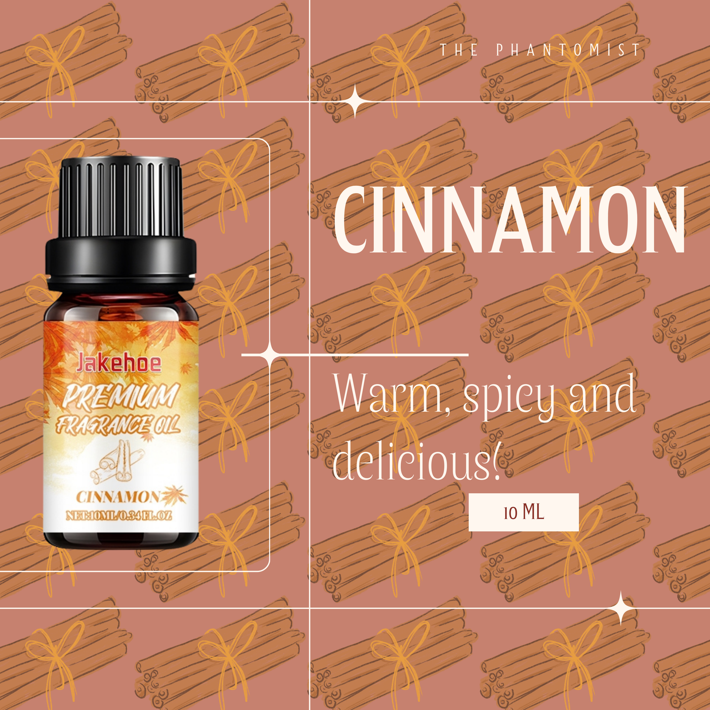 Cozy Autumn Gourmand - 6 Aromatherapy fragrance oils set