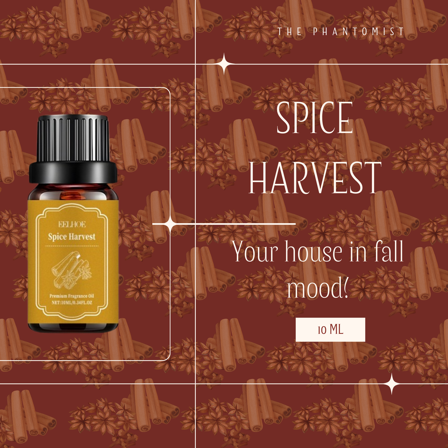 Hello Autumn - 6 Aromatherapy fragrance oils set