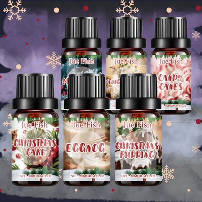 Christmas Treats - 6 Aromatherapy fragrance oils set