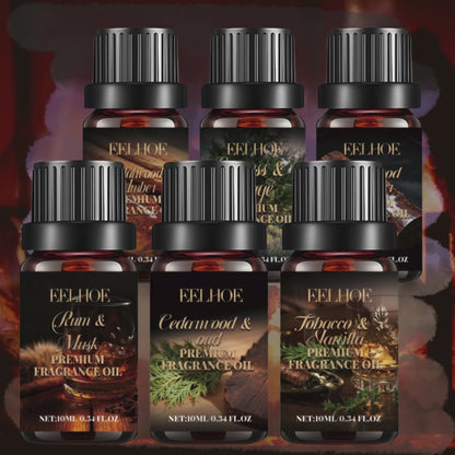 For the Gentleghosts - 6 Aromatherapy fragrance oils set